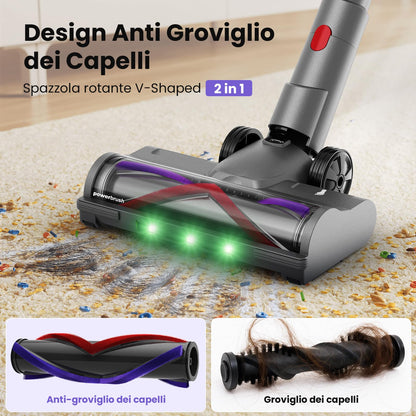 Aspirapolvere Senza Fili, 600W/58000Pa